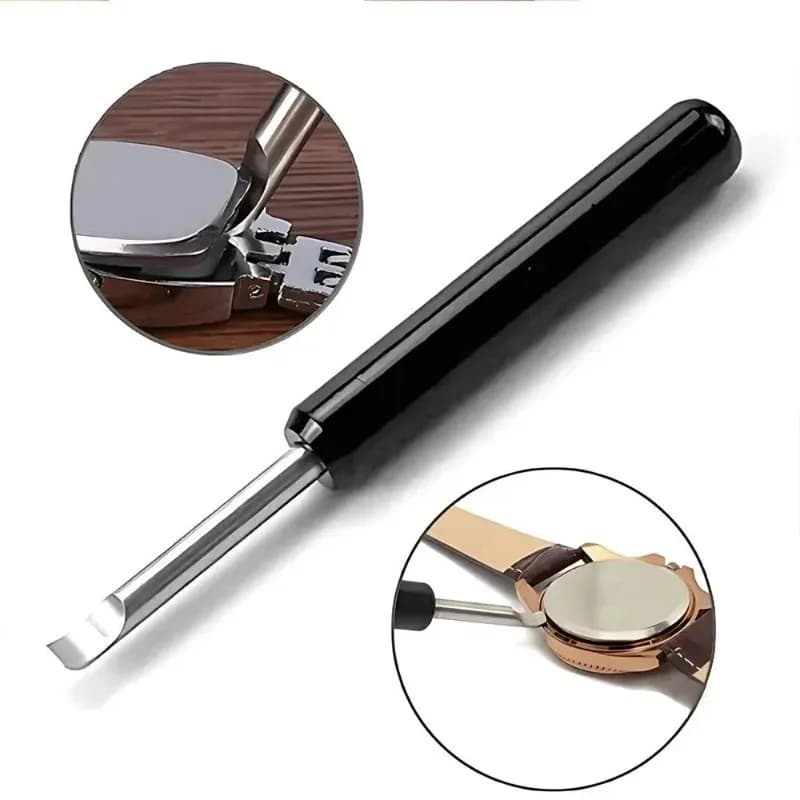 Metal watch lever tool, rear cover opener, spare strap, to remove connecting pins, repair kit for urinal