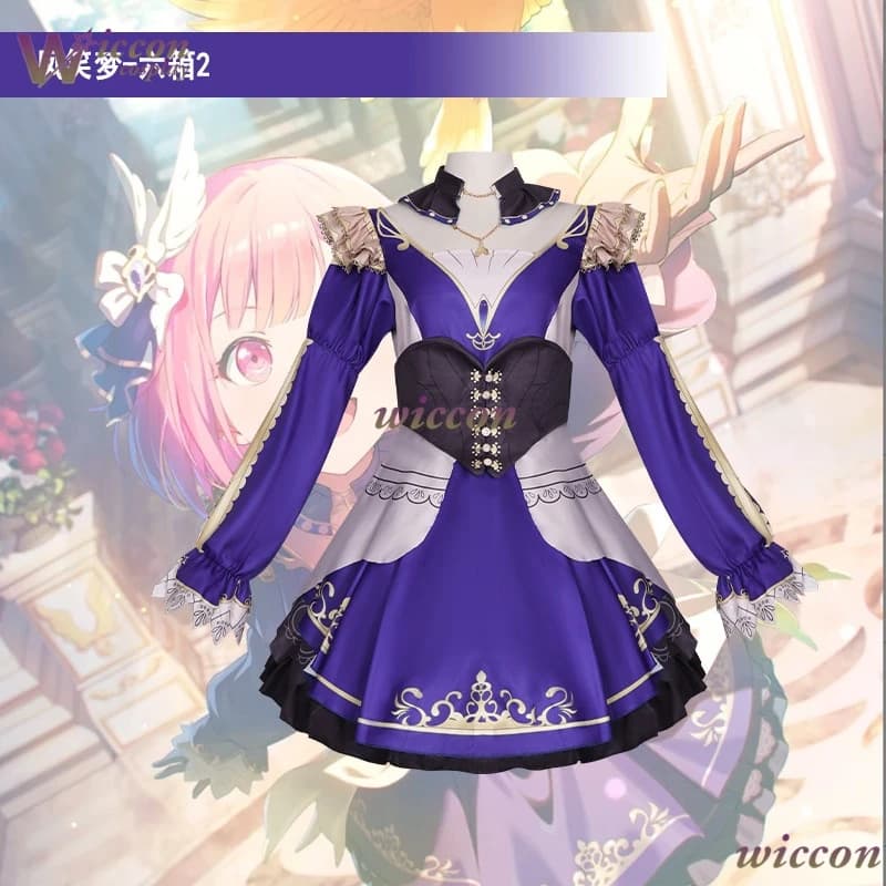 Costume cosplay anime World Project PJSK a sei pezzi Fengxiao Dream, set completo per cosplay, costume di Halloween per giochi di ruolo