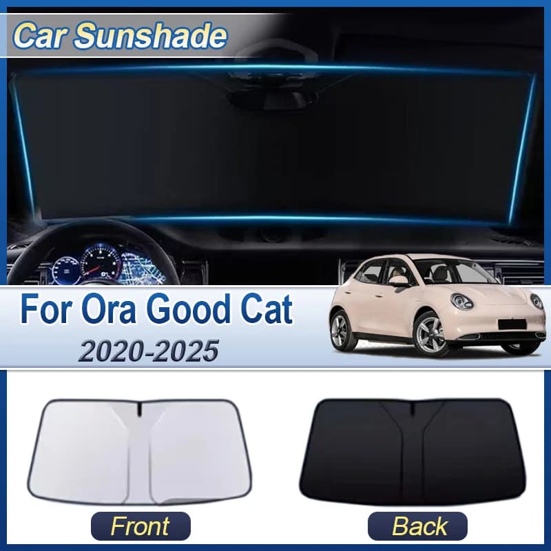 Per Ora Good Cat Funky GWM Ora 03 2020 ~ 2025 2022 Auto Visiera Parasole Anteriore Auto Parasole Parabrezza Protezione Solare Tenda Accessori Auto