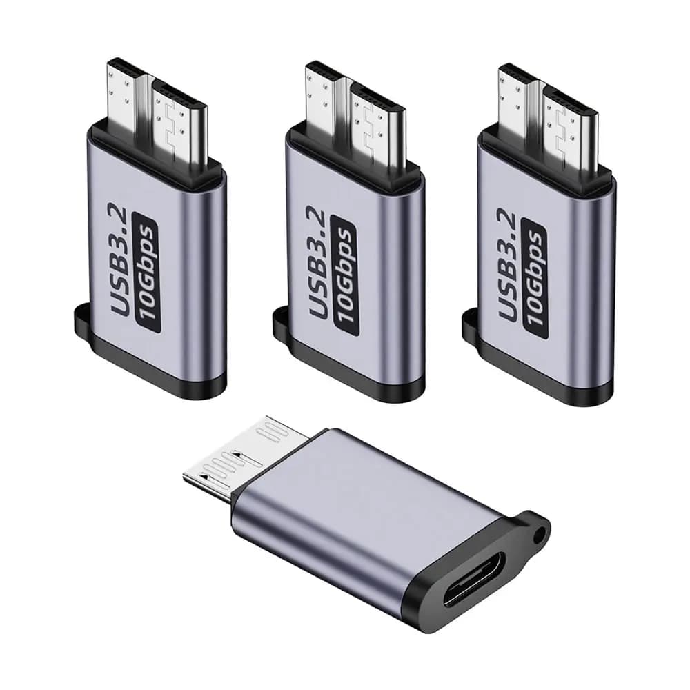 Micro B USB C 3.0 Male to Type C Female Adapter Type-C USB 3.0 Micro B Connector for External Hard Drive Disk HDD Cable Adapter