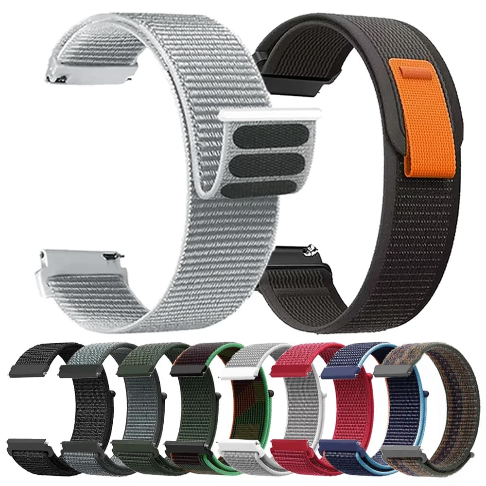 20mm 22mm Velcro Loop Nylon Strap For COROS PACE 4 3 2/PACE Pro/APEX 4 2Pro Breathable Bracelet For COROS APEX 42mm 46mm Bands