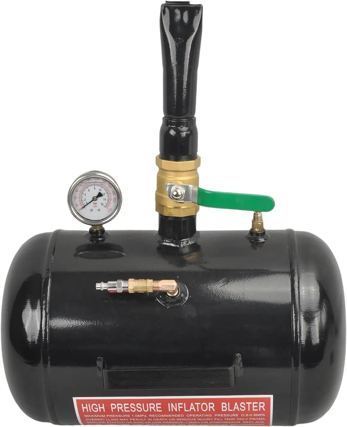 Strumento blaster per posti con perline per pneumatici 145PSI, gonfiatore d'aria da 5 galloni per ruota ATV per camion auto