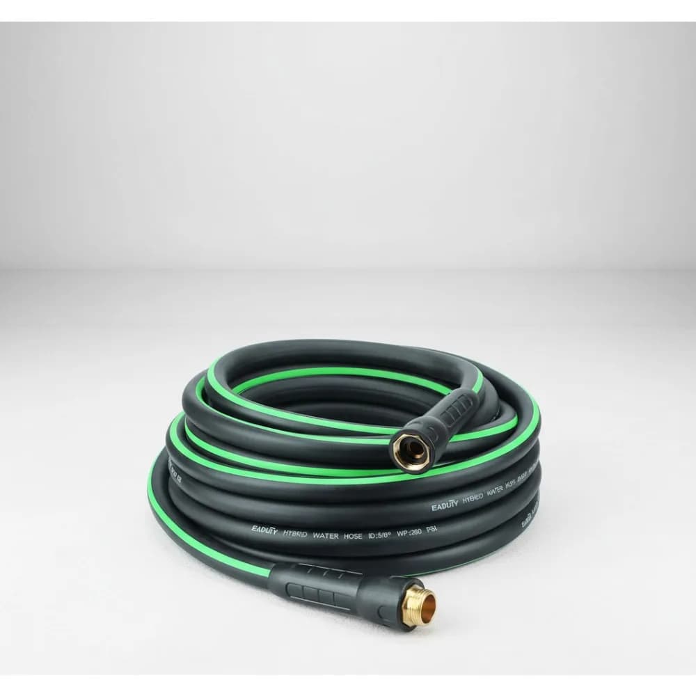 5/8 inch 50FT Heavy Duty Garden Pipe with Swivel Handle and Solid Brass Fittings