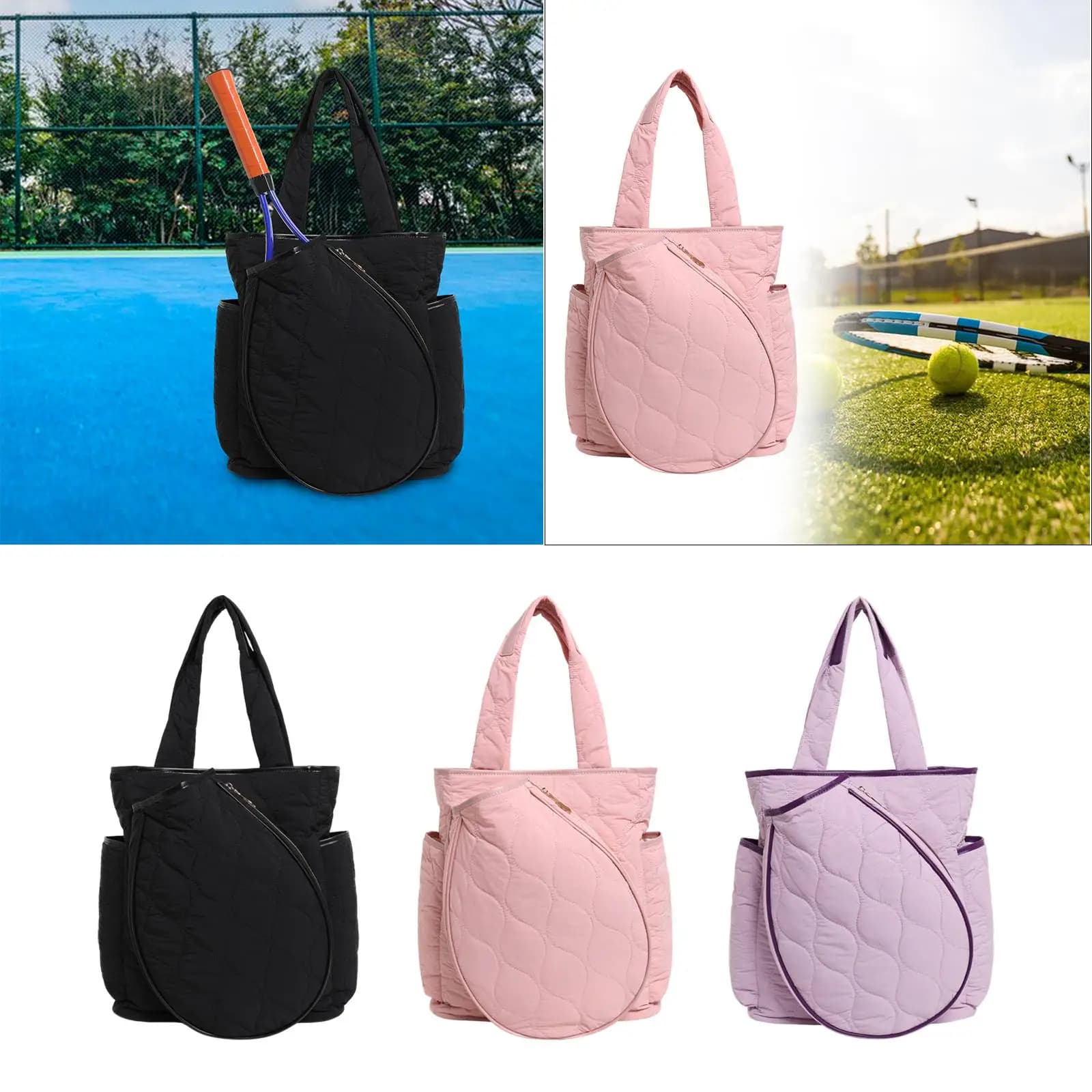 Multipurpose Tennis Rack Bag with Multiple Pockets for Men and Women, Lightweight Travel Backpack for Pickleball and Tennis