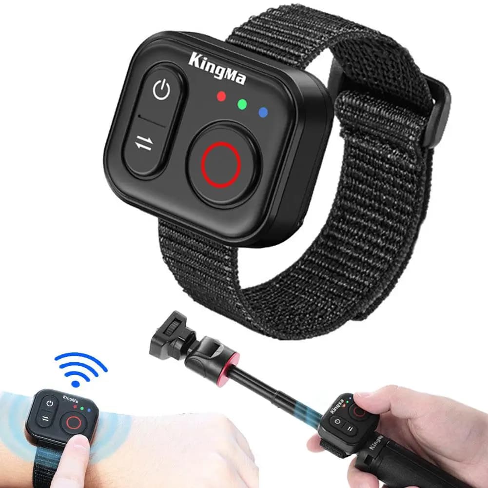Bluetooth Wireless Remote Control for DJI Action6 Osmo360 Action Camera Controller Multi-Push Control with Wrist Strap