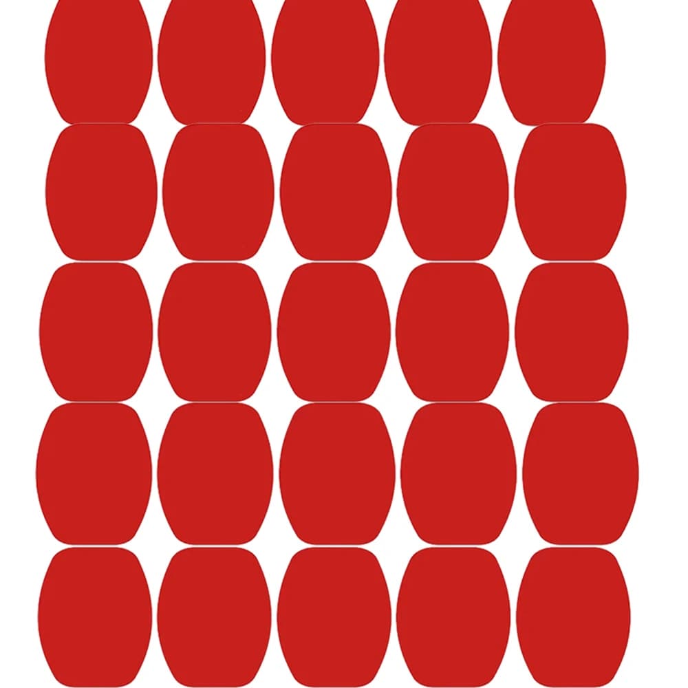30 Pieces of Red Biadesive Tape 3M for Gopro Hero13 12 11 10 9 8 7 6 5 4, SJ4000, Xiaomi, Yi