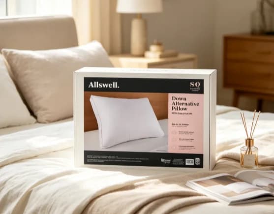 Hot Selling Down Alternative Bed Pillows Standard Queen Size Firm Support for All Sleeping Positions 2 Pack