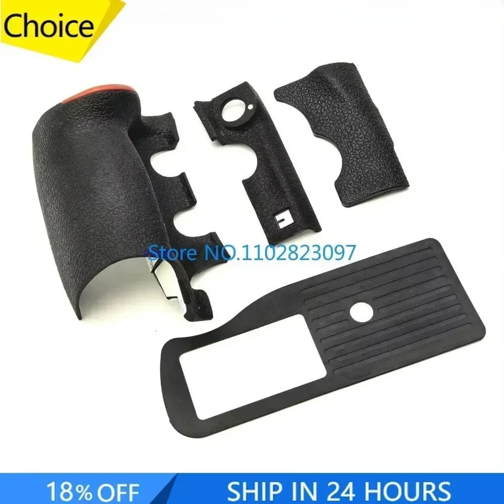 Original New Body Rubber Grip Bottom Front Side Rubber Card Door Cover Skin + Tape for Nikon D4 D4S Camera Replace Repair Parts
