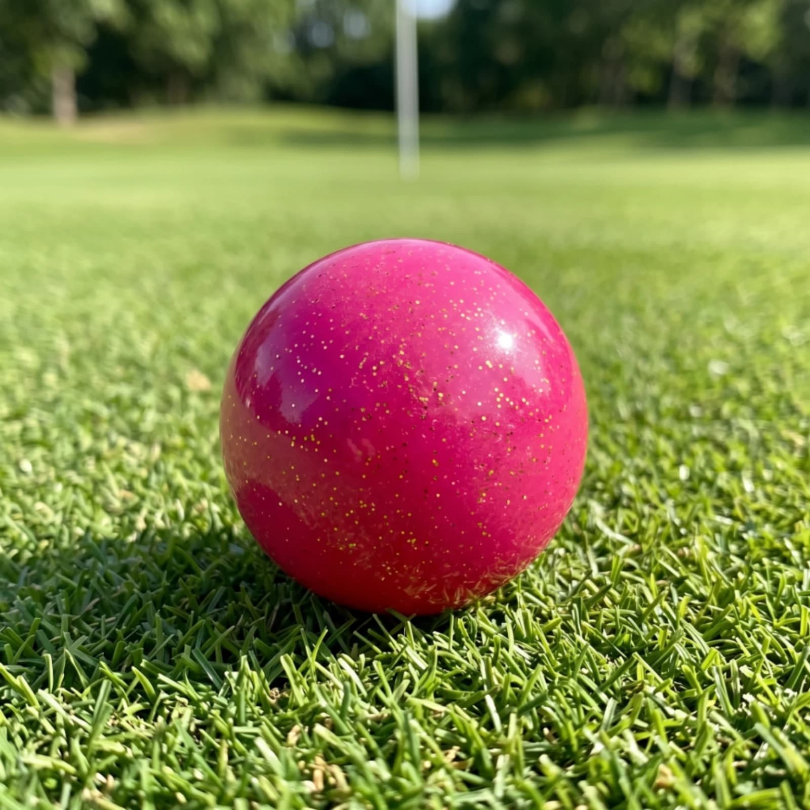 Glitter Golf Ball Shiny Golf Ball with Glitter Vivid Fun for Golfers, Tournaments