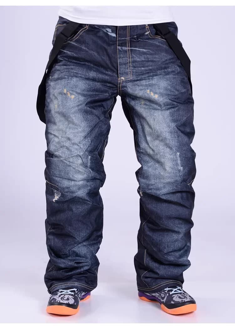 Nuovi Pantaloni da Neve Impermeabili e Caldi per Uomo, Pantaloni da Sci e Snowboard per Adulti, Jeans da Neve