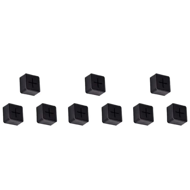 Portasciugamani per bagno - Gancio autoadesivo per asciugamani da cucina, ganci per asciugamani da parete, confezione da 9, nero-AT30