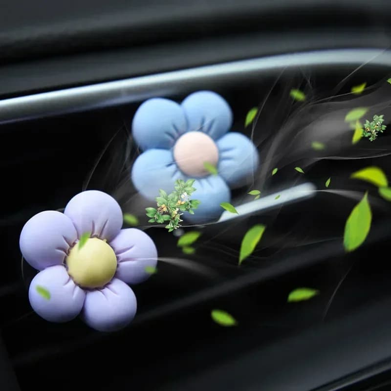 1 Pezzo Decorazione per Bocchette d'Aria Auto a Forma di Fiore, Personalizza l'Interno della Tua Auto, Aggiungi un Tocco di Eleganza Floreale, Accessori Auto