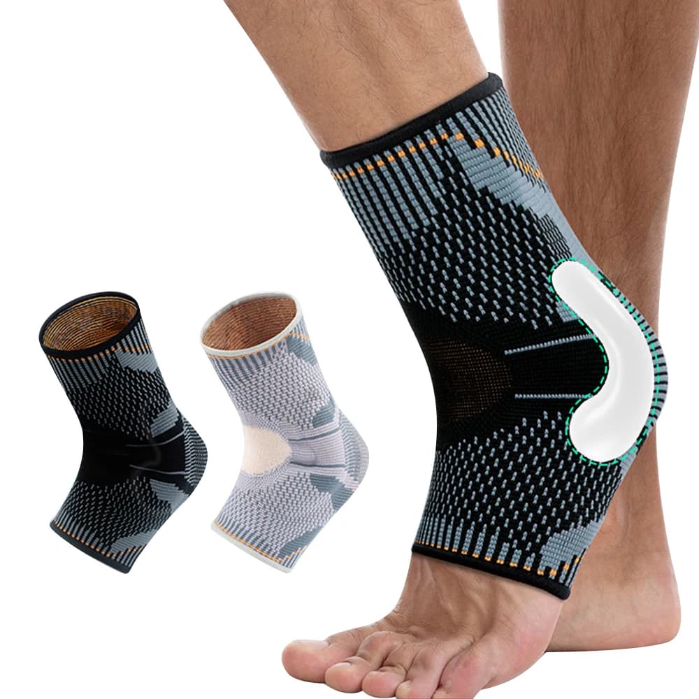 Supporto per caviglia da 1 pezzo - Aiuta a stabilizzare i muscoli e le articolazioni della caviglia per la guarigione delle lesioni e il sollievo dal dolore nel calcio e nel basket