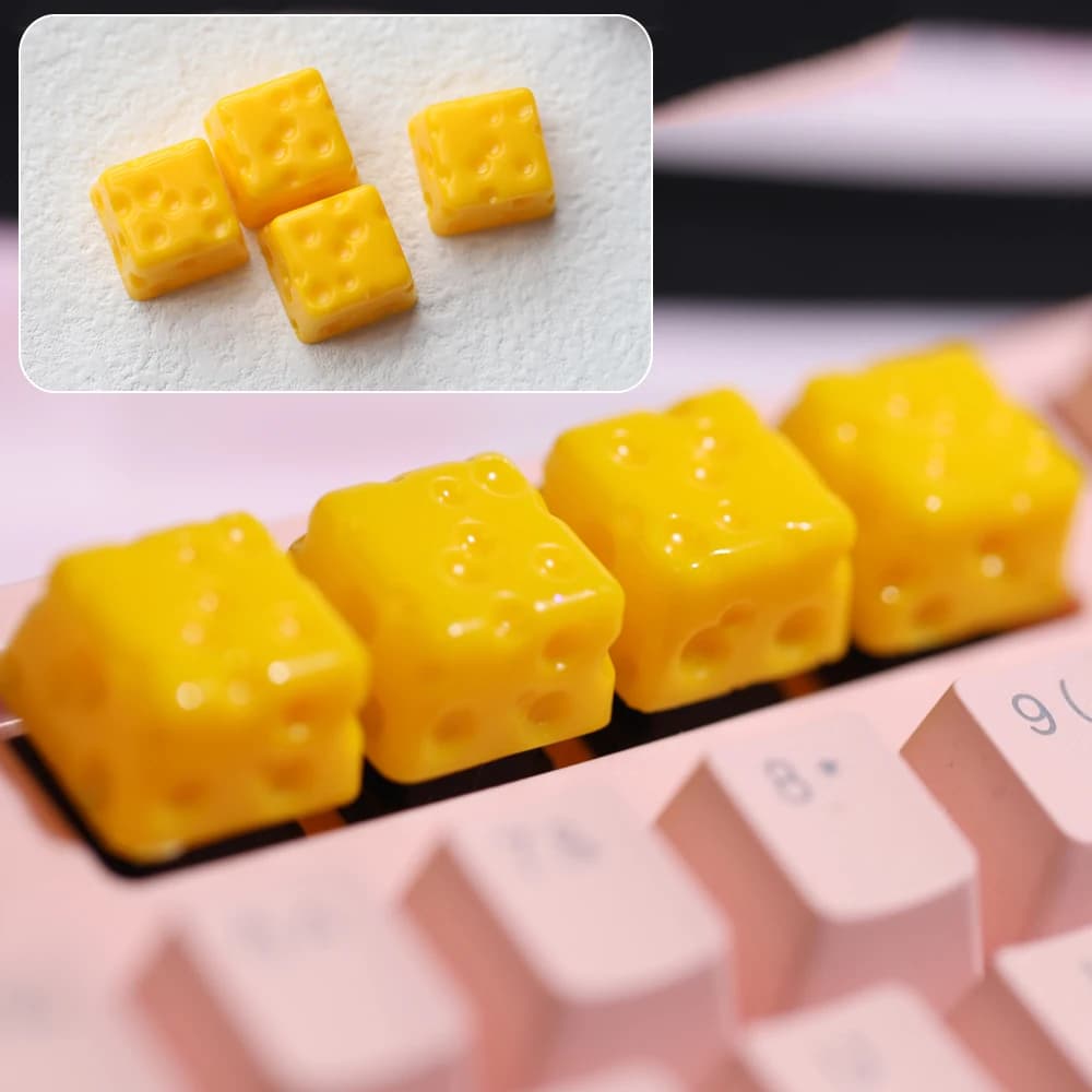 Prezzo Speciale Limitato, Tasti ESC in Resina a Forma di Cheesecake per Tastiera Meccanica da Gaming, Accessori Personalizzati per Tastiera