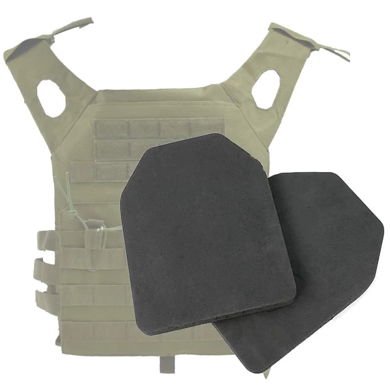 2 Pezzi di Piastre Protettive Tattiche in EVA per Giubbotti Antiproiettile, Protezione per Airsoft e Caccia