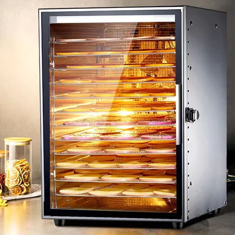 12-Tier Commercial & Home Food Dehydrator 800w Multi-functional Drying Machine for Fruit Vegetable Dried Fruit and Meat Dryer