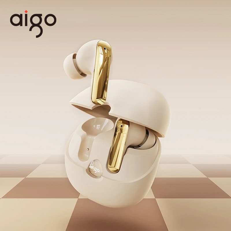 Aigo TA51 Auricolari True Wireless Nuovo Bluetooth 5.4 TWS Auricolari Auricolare In Ear Sport Gaming Impermeabile HD Chiamata 300mAh Cuffia