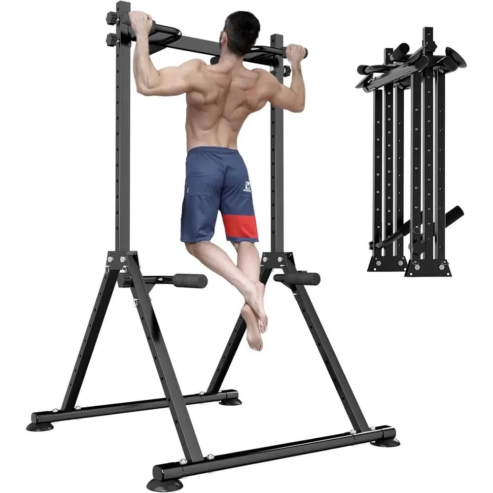 Multifunctional Triangular Traction Station, for Strength Training in Home Gym