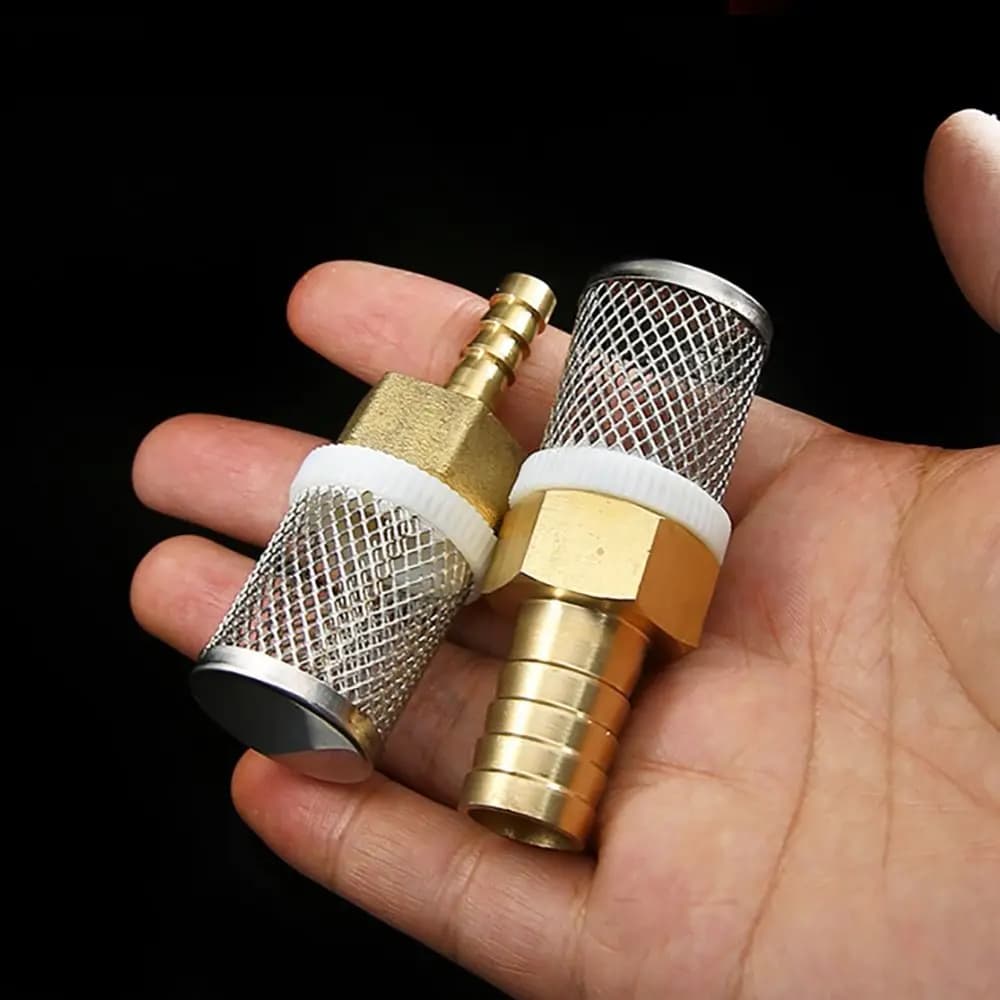 1Pcs New 6-19mm 1/2" Hose Filter Brass Strainer Sprayer Pump Filtering Net Car Wash Garden Irrigation Mesh Filter