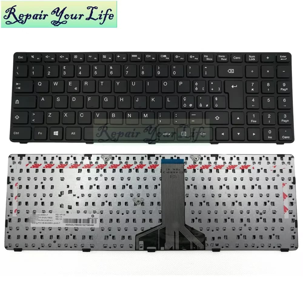 Tastiera per laptop tedesca italiana per Lenovo Ideapad 100-15IBD B50-50 IT/GR Tastiere Teclado SN20J78620 SN20J78598 6385H 6385H-IT