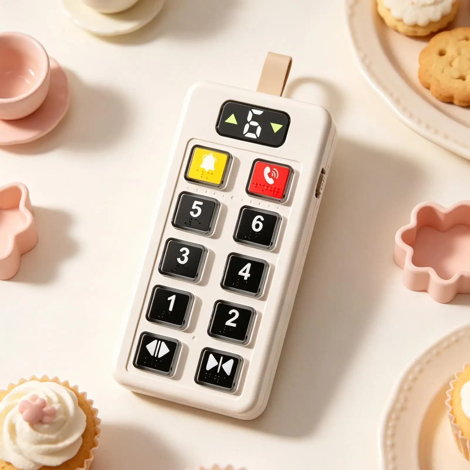 Elevator Button Panel Toys Educational Button Fidget Board Game with Light Sound Numbers Elevator Activity Panel for Kids Boys