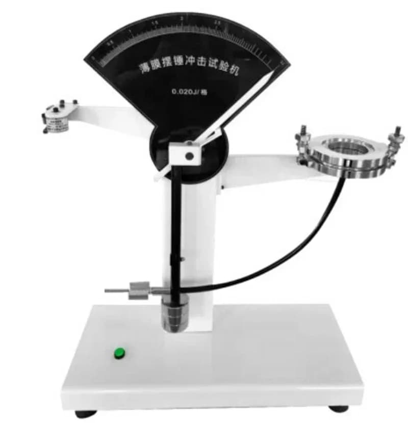 Brand-new Plastic Film Impact Tester Composite Film Flexible Aluminum Foil Toughness Food Packaging Pendulum Strength Tester