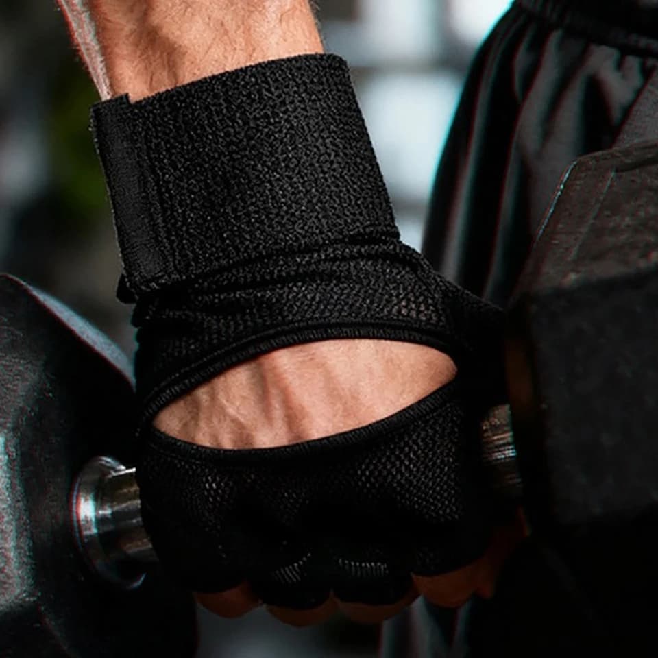 GTUBIKE Training Gloves for Men Women Bike Gloves without fingers for weight lifting with wrist band support