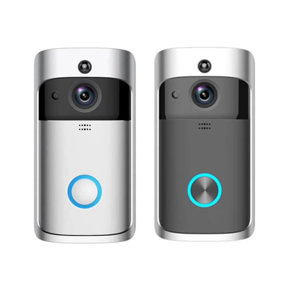 Telecamera IP Campanello Visione notturna Smart Wireless Impermeabile IP55 Conversazione bidirezionale Sensore PIR Video Rilevamento umanoide Porta senza fili