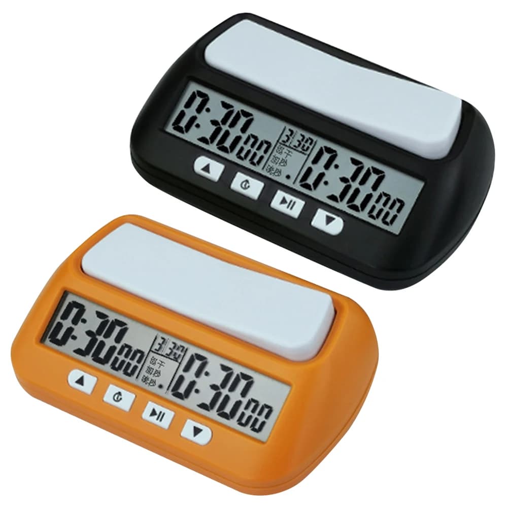 Orologio Digitale per Scacchi Multifunzionale, Orologio Professionale per Giochi I-GO con Memoria e Funzione Step, Alimentato a Batteria per Appassionati di Scacchi