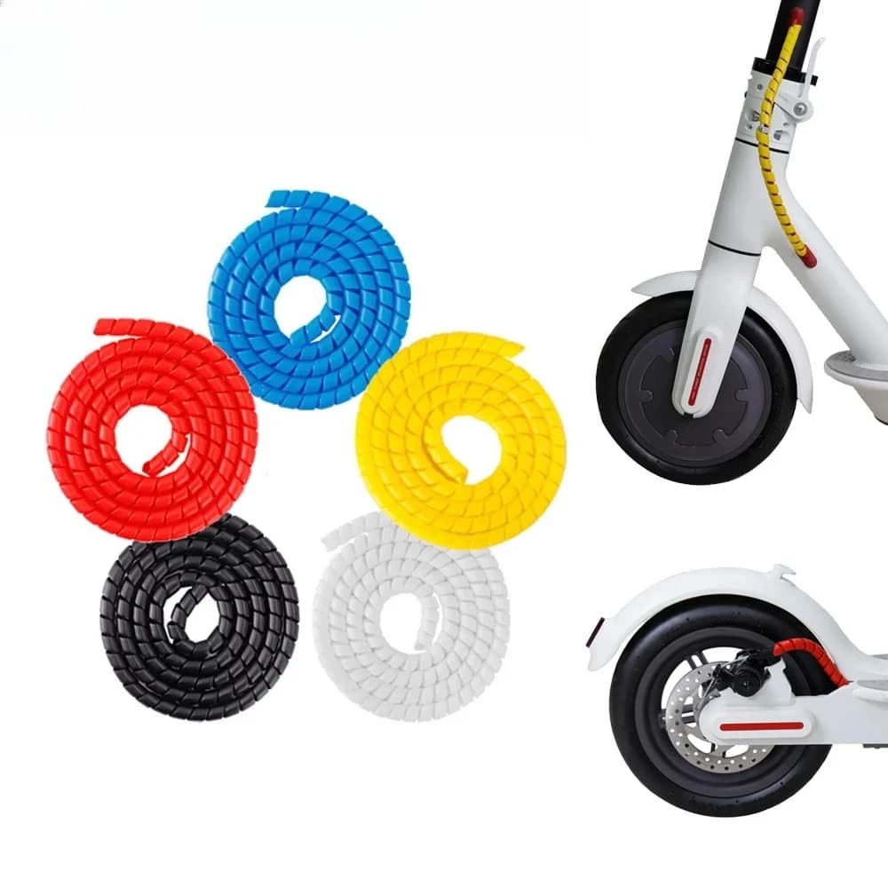 E-Scooter Linea di Protezione Per Ninebot Max G30 Per Xiaomi Norma Mijia M365 M365 Pro Scooter 1M Linea Tubo di Avvolgimento Tubi Accessori