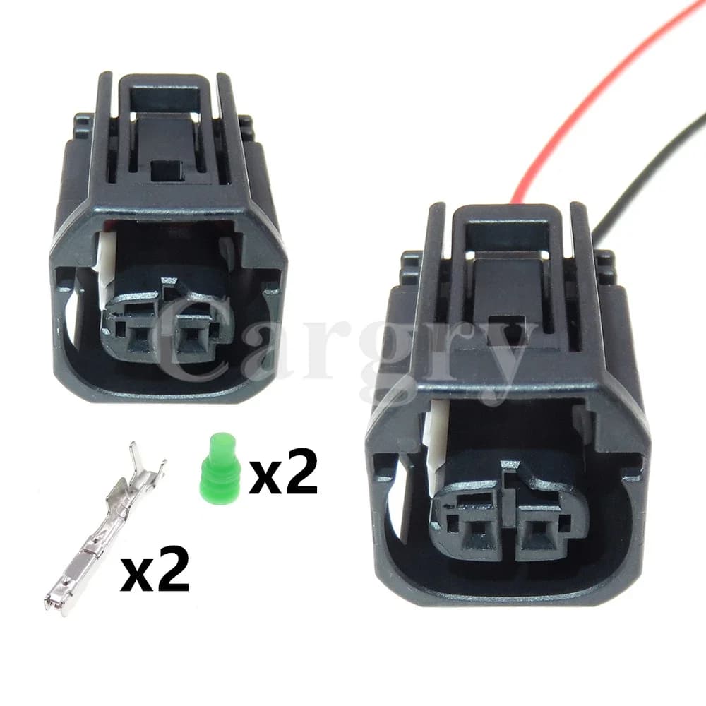 1 Set 2P 7289-7040-30 90980-12D16 AC Assembly Car Plastic Housing Waterproof Cable Harness Low Current Socket