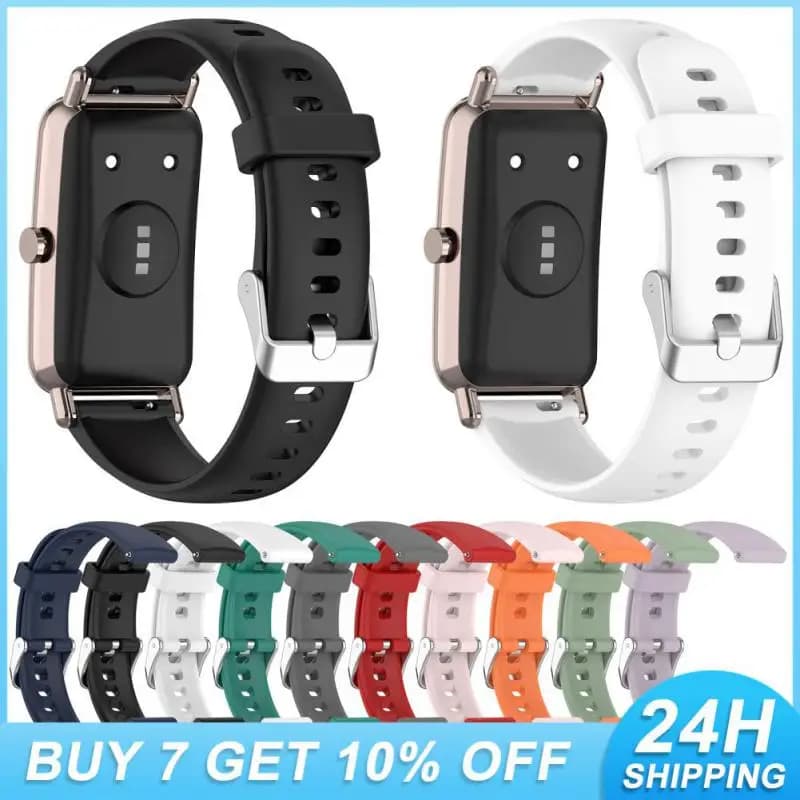 Bracciale con cinturino antipolvere 16mm 5,5-8,7 pollici cinturino di ricambio cinturino intelligente per Huawei Watch Fit Mini delicato sulla pelle