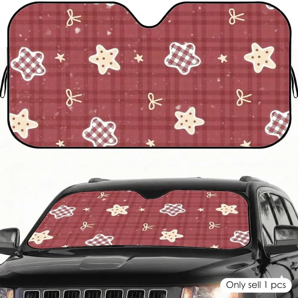 Fabric Printing Sun Visor Car Sun Shade Front Windshield Coverings Blocker Auto Protector Window Visor Screen Cover