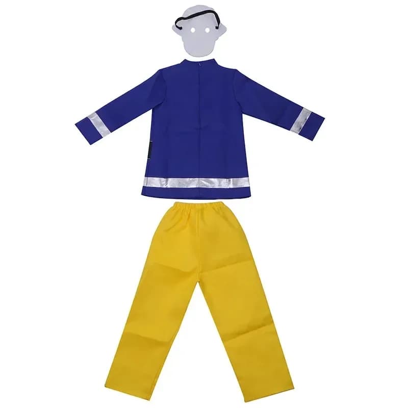 2026 Cosplay costume for kids cute TV Fireman Sam small rescue for shows Halloween 3 pieces outfit N