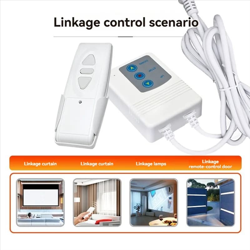 Telecomando 433MHZ Controller schermo proiettore Tenda elettrica Interruttore telecomando senza fili Ricevitore Spina UE-A09I