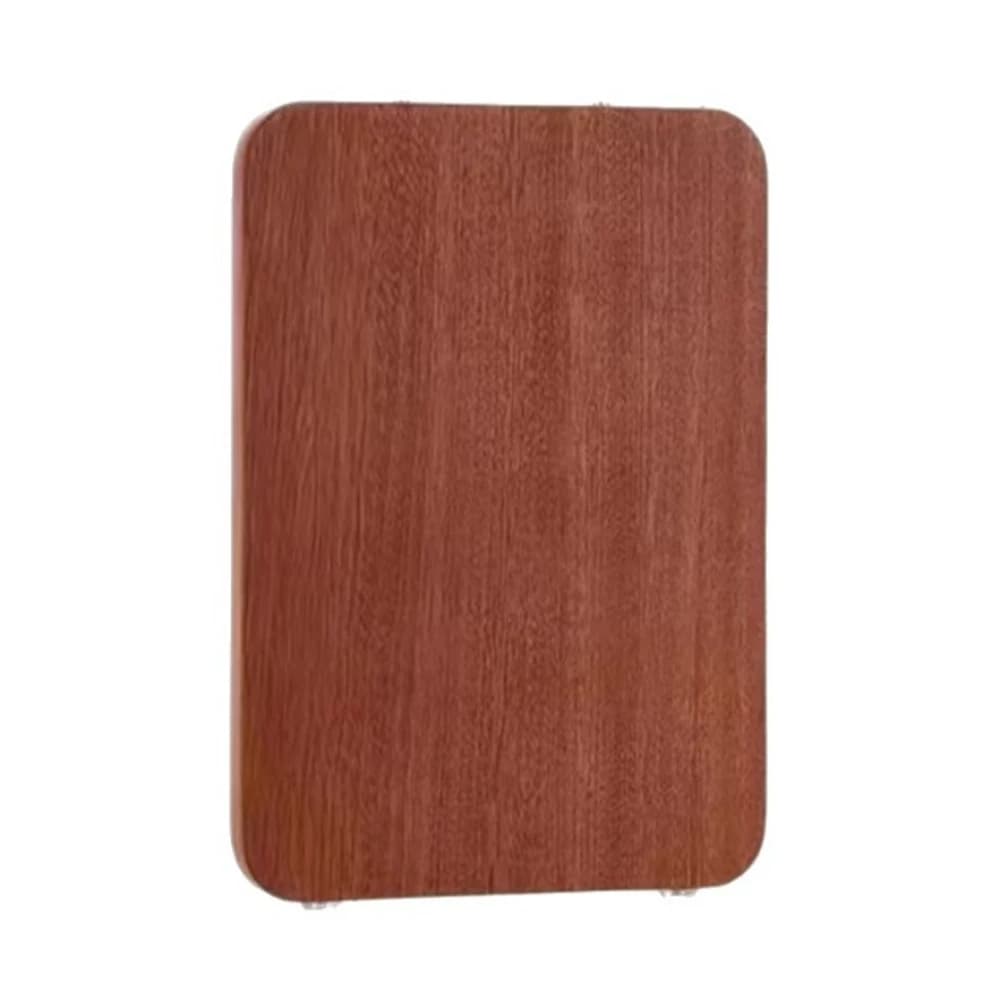 Large double face ebony wood cutter with deep juice groove built for heavy use in food preparation and service