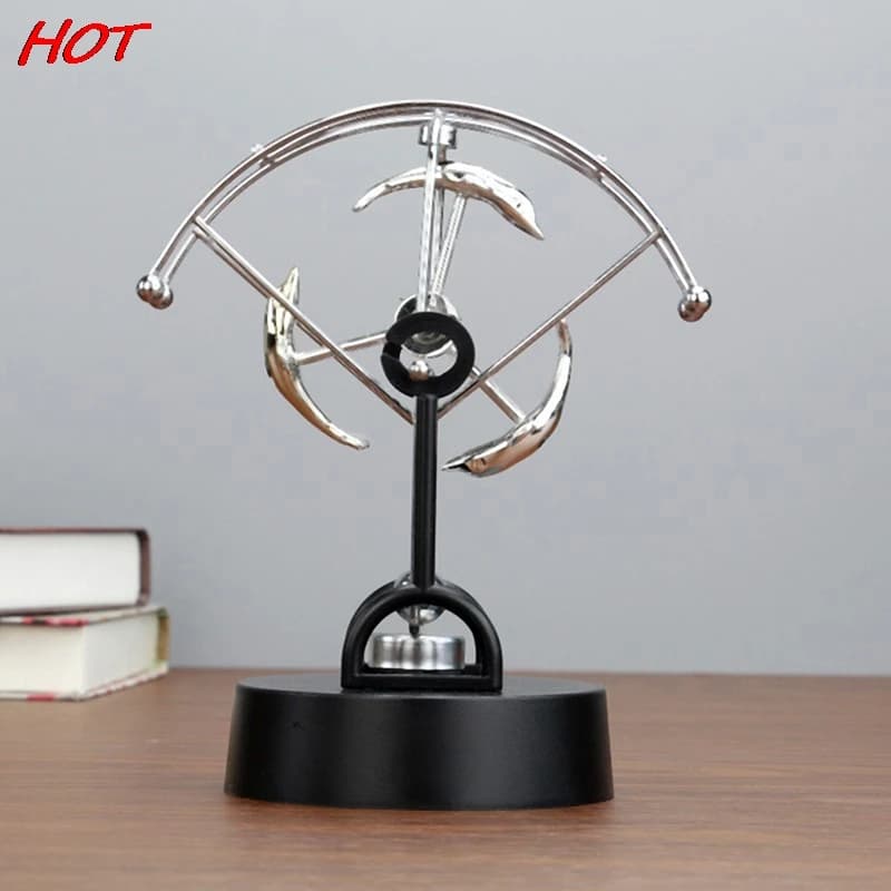 Settore paracadute movimento perpetuo scrivania Decor Newton pendolo palle Chaos Swing Ornament bambino fisica educazione scientifica giocattoli