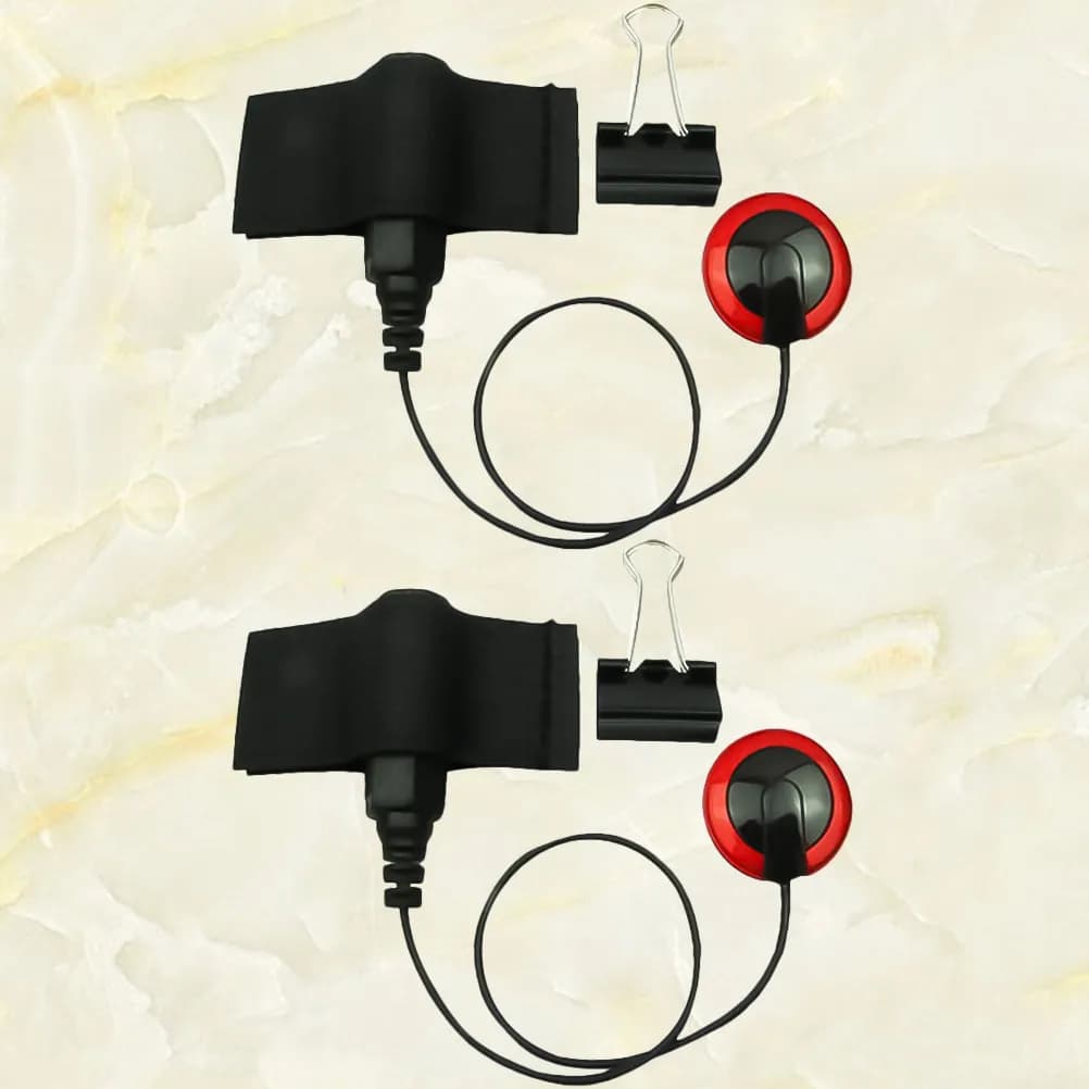 2Pcs Professional Guitar Pickup for Acoustic Guitar Ukulele Sound Hole Mounting No-Hole Microphone Pickup with Self-Adhesive