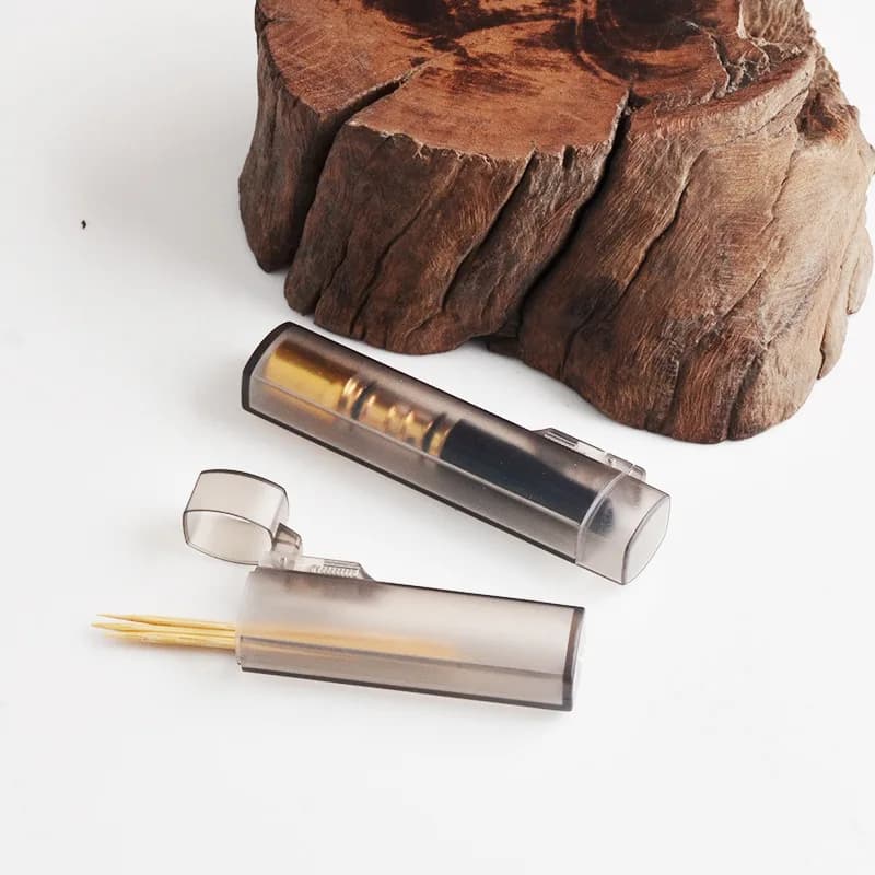 Scatola Portaoggetti Mini Trasparente Portatile, Organizzatore Semplice per Cerotti, Bastoncini di Cotone, Stuzzicadenti - Contenitore per Classificazione