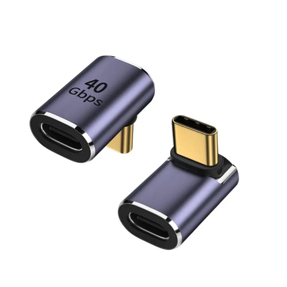 Trasferimento dati 8K 60Hz Ricarica rapida USB4 40Gbps Convertitore da USB C a tipo C Adattatore OTG