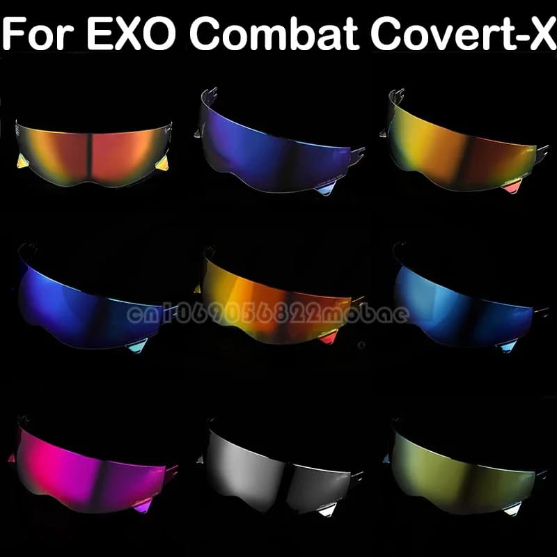 la visera de la lente del casco de la motocicleta para la lente retro de los vidrios del casco de Scorpion EXO Combat/Covert-X