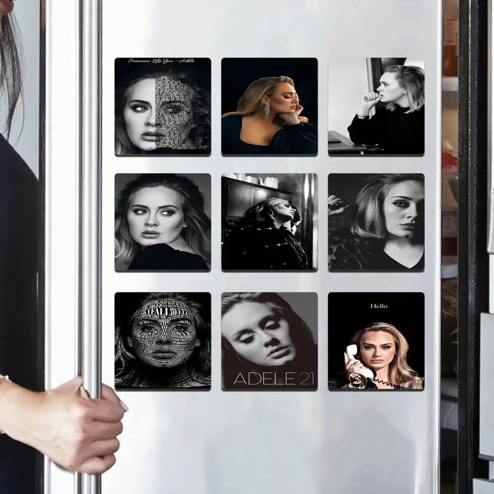 Adele Cancer Photo Frame Magnets for Fridge Magnetic Stickers Family Friends Kids Gifts for Pets Logo Souvenirs Logo