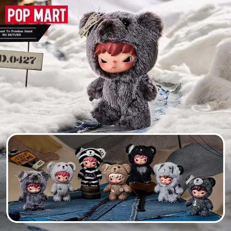 POP MART Hirono Road Journal Series Plush Doll Pendant Blind Box Doll Guess Bag Genuine Model Toys Anime Figure Decoration Gift
