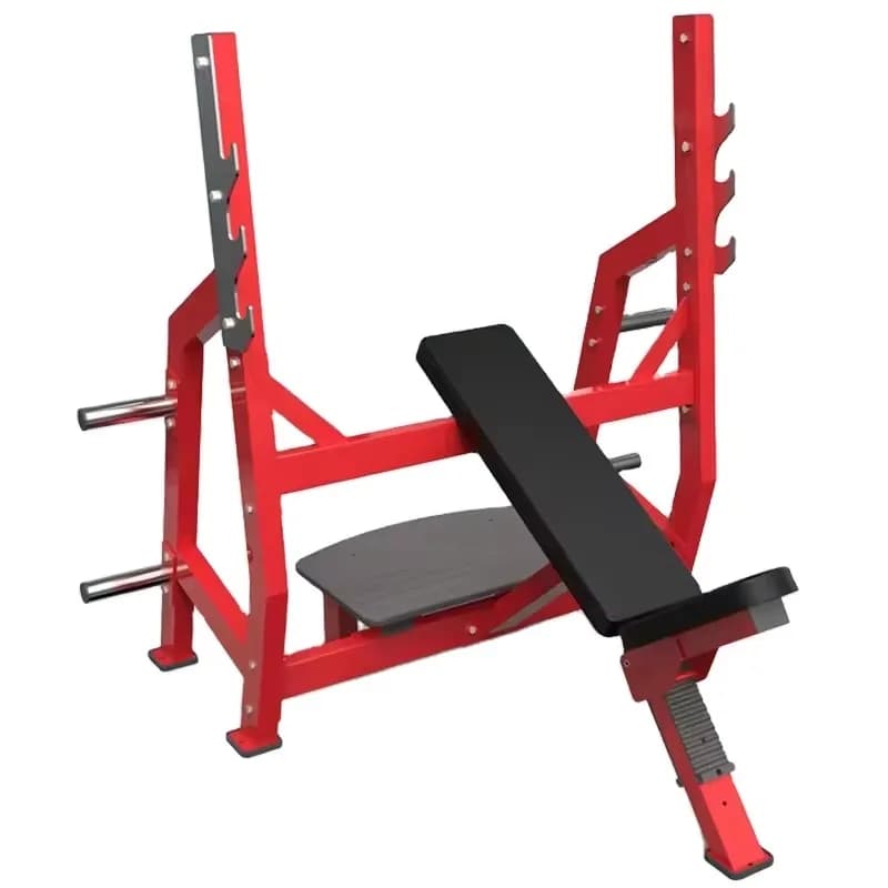 Adjustable tilted bench for commercial use Unisex bodybuilding weight bench with steel plate holder for home gym