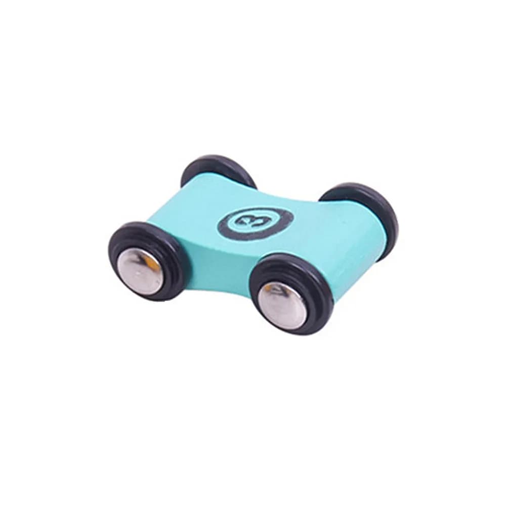Set di 12 Macchinine in Legno Colorate con Stampe, Mini Veicoli per Bambini, Gioco da Tavolo Educativo, Regalo per Neonati