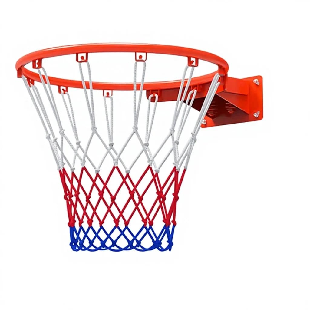 Canestro da basket mobile standard da parete per uso domestico, per bambini, per interni/esterni, rosso/blu/bianco - Promozione vendite