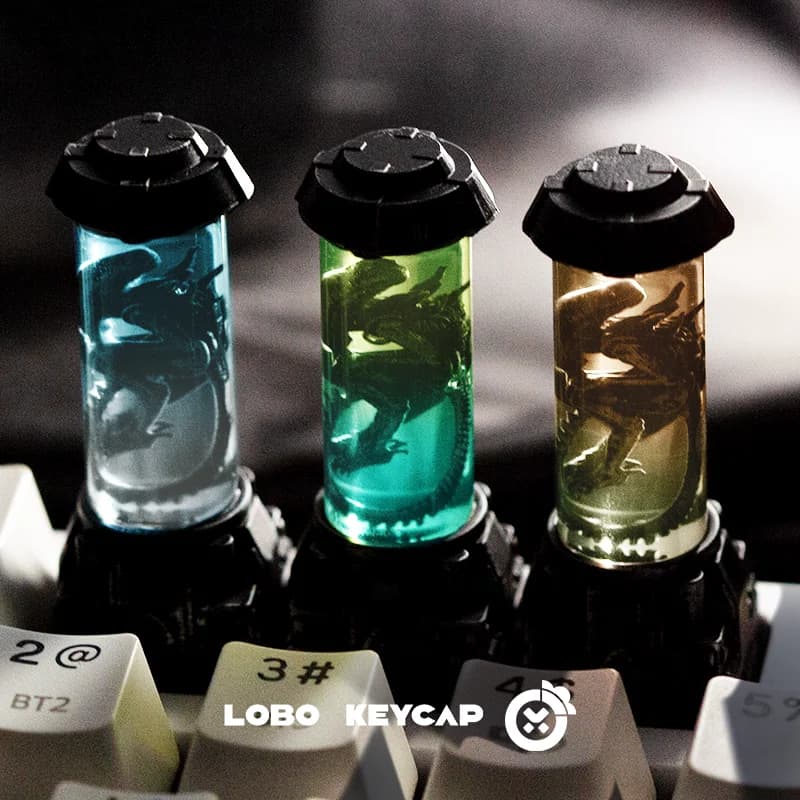 Lobo Keycap Light Transmission Keycap Customized Single Esc Key Replacement For Mechanical Keyboard Peripheral Accessory