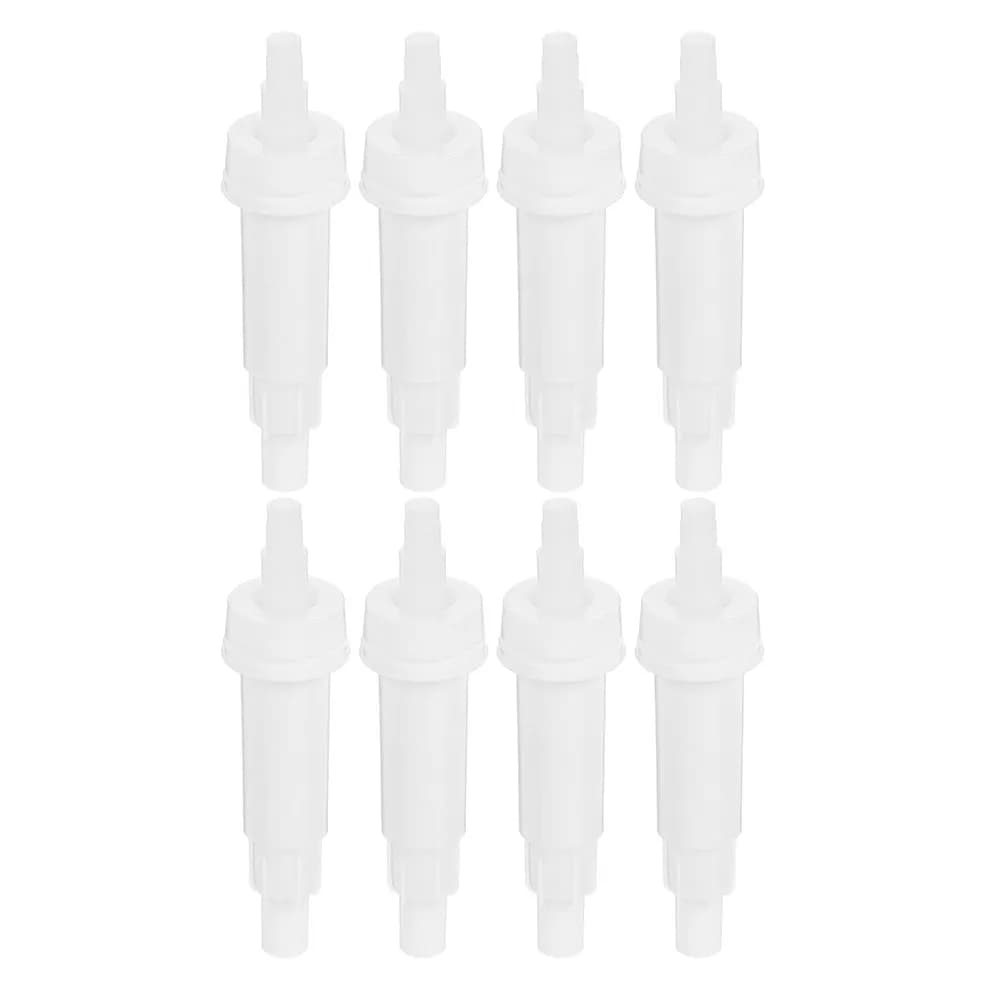 8Pcs Soap Dispenser Pump Press Type Plastic Replacement for Liquid Soap Shampoo Lotion Kitchen Bathroom Sink Refillable Bottle