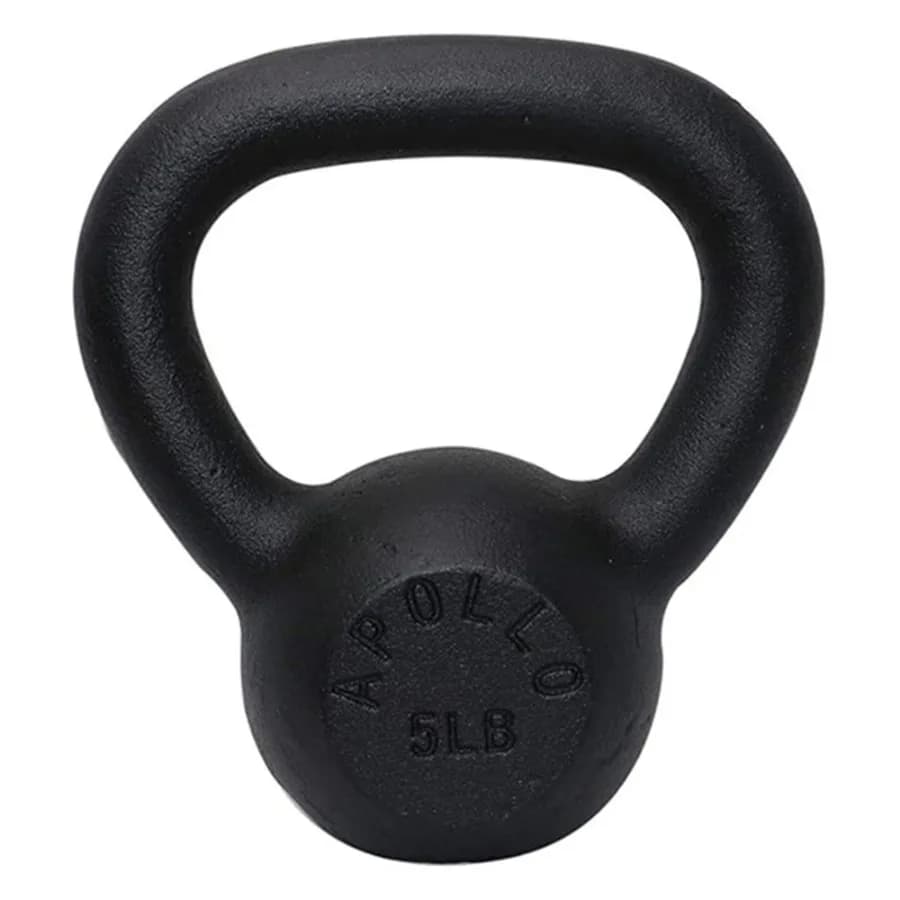 Kettlebell in ghisa massiccia da 5 libbre, ideali per l'allenamento della forza e lo sviluppo muscolare, supporto per il sollevamento del viso, per l'allenamento quotidiano del viso.