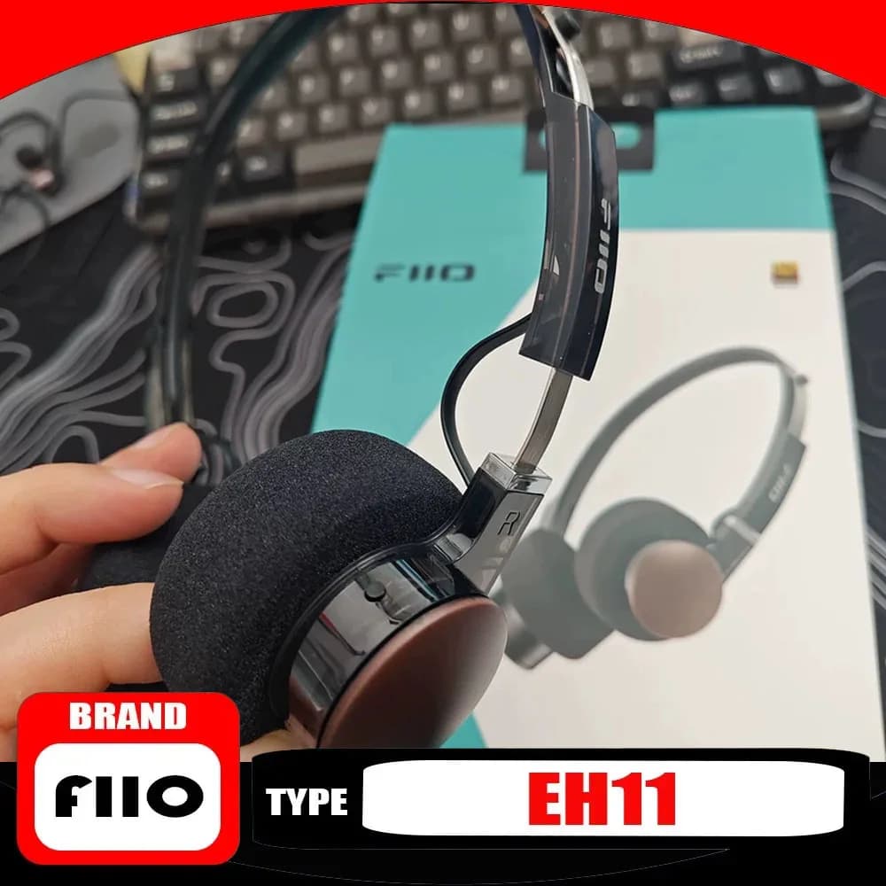 Cuffie FIIO EH11 Bluetooth 6.0 con supporto LDAC, leggere, a lunga durata della batteria, cuffie da gioco con effetti sonori unici per e-sport